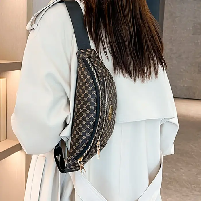 Sac de taille à motifs multicolores pour femmes