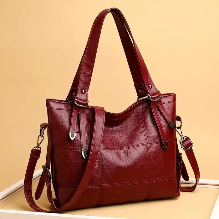 Sac à bandoulière en cuir PU d'hiver