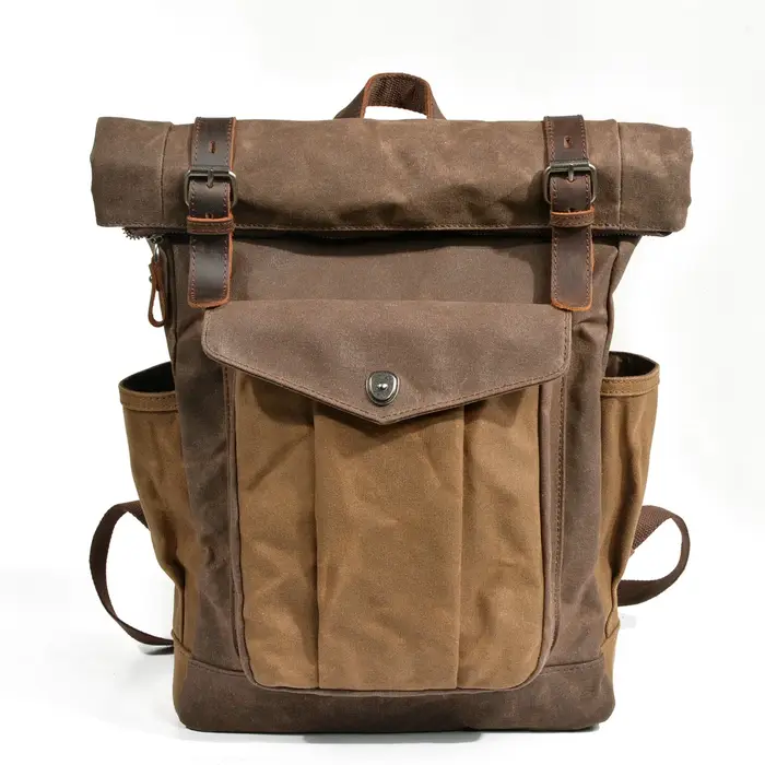 Sac à dos rétro - sac à double bandoulière pour hommes et femmes