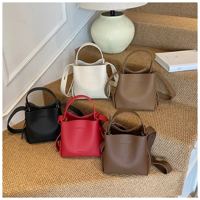 Sac seau rétro de grande capacité pour femmes