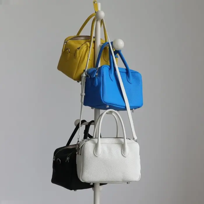 Sac à main pour femme en cuir PU texture litchi 2026