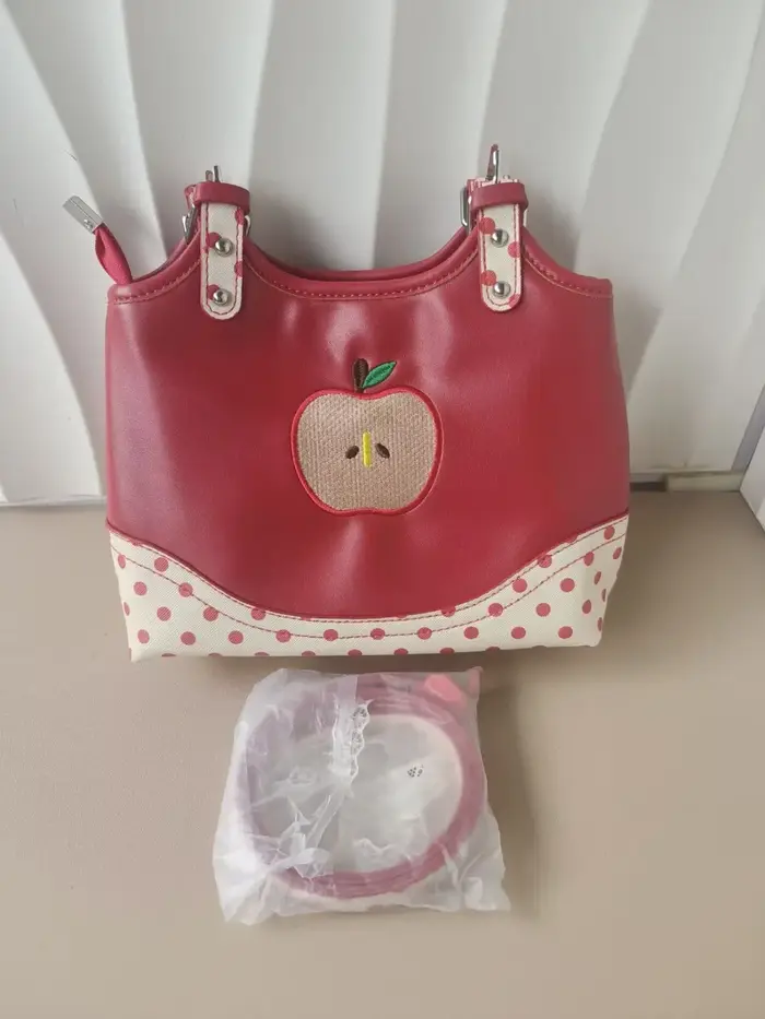 Doux Transparent Ita sacs pour Femme point imprimé pomme Sac à bandoulière sous les bras Bolso beau Sac