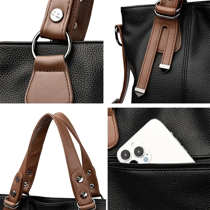 Sacs à main en cuir véritable pour femmes