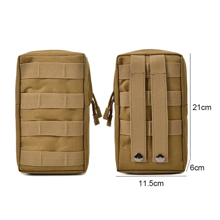 Sacs à dos de randonnée, pochette Molle d'extérieur, sac à outils EDC, sac en nylon imperméable multi-usages, petit sac universel pour la chasse et le camping