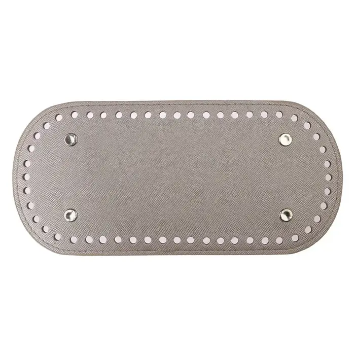Base de sac en cuir PU 22x10cm pour sac tricoté