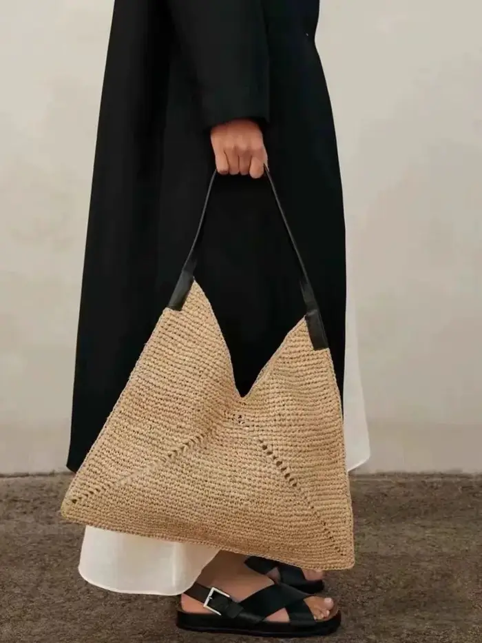 Sac fourre-tout en rotin