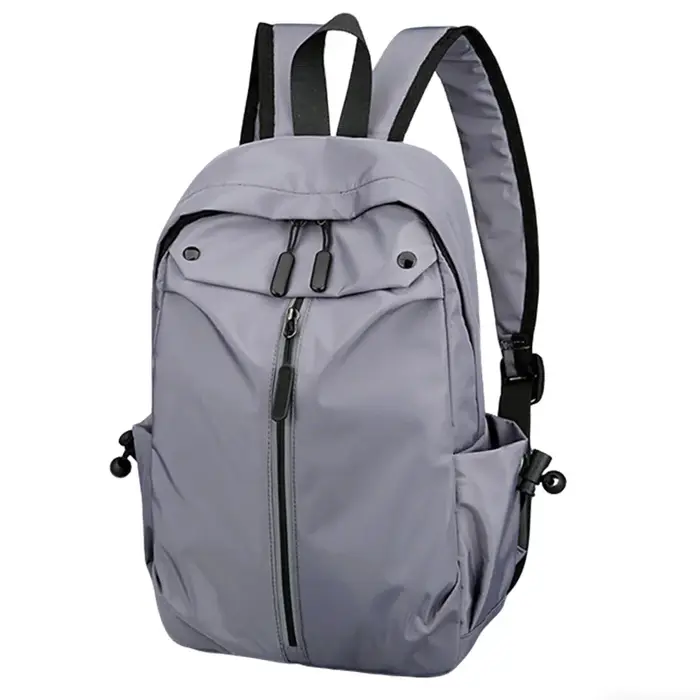 Mini sac à dos de sport pour homme, petit sac à dos de voyage noir tendance, sac à bandoulière pour