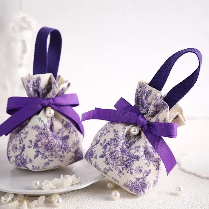 Sac de cérémonie de mariage avec nœud papillon