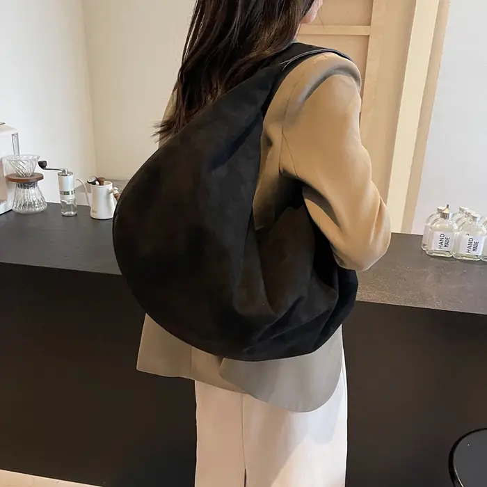 Sac Hobo en Daim pour Femme