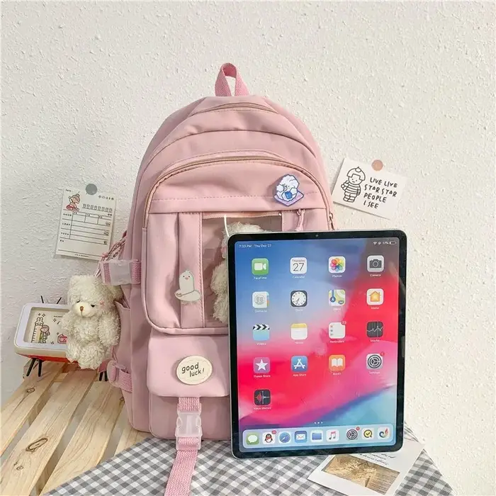 Japonais lycée filles sac à dos sacs d'école pour adolescentes Multi poches nouveau Kawaii sac à dos femmes Harajuku mignon Mochila