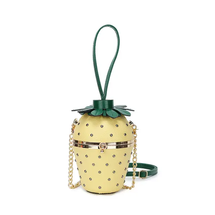 Sac à main de soirée de luxe, pochette de designer, sacs à bandoulière, sac seau d'hectare, forme mi