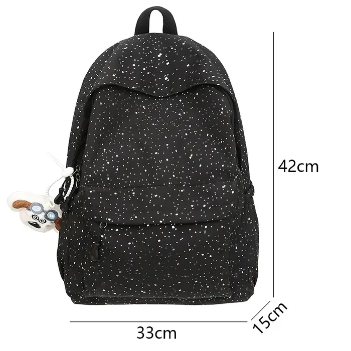 Solide Bling étudiant sac à dos sac étanche adolescent Bookbag Nylon fille sac à dos mode femmes Kawaii sac lycée cartable