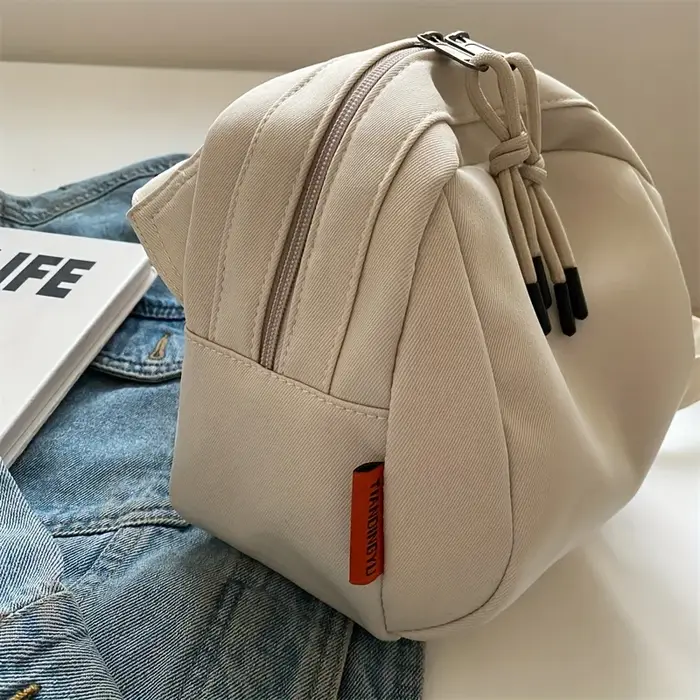 Sac bandoulière tendance pour femme, sac en tissu pour femme, sac en tissu minimaliste urbain, sac d