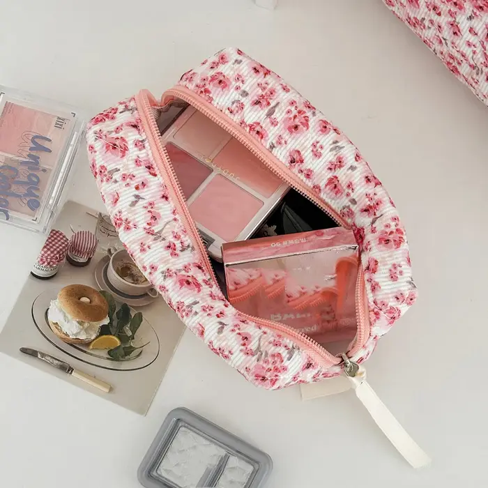 Pochette à fleurs roses pour femmes