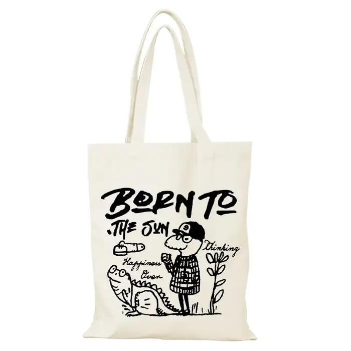 Eco sac caractère mignon loisirs homme sac fourre-tout sacs en tissu nouveaux
