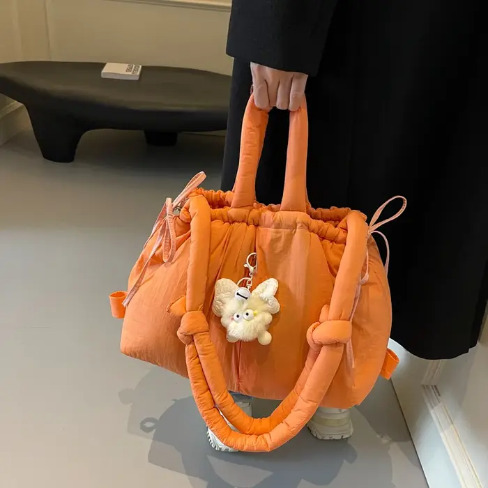 Sac fourre-tout matelassé léger, grand sac à main rembourré, sac à bandoulière grande capacité, sac 