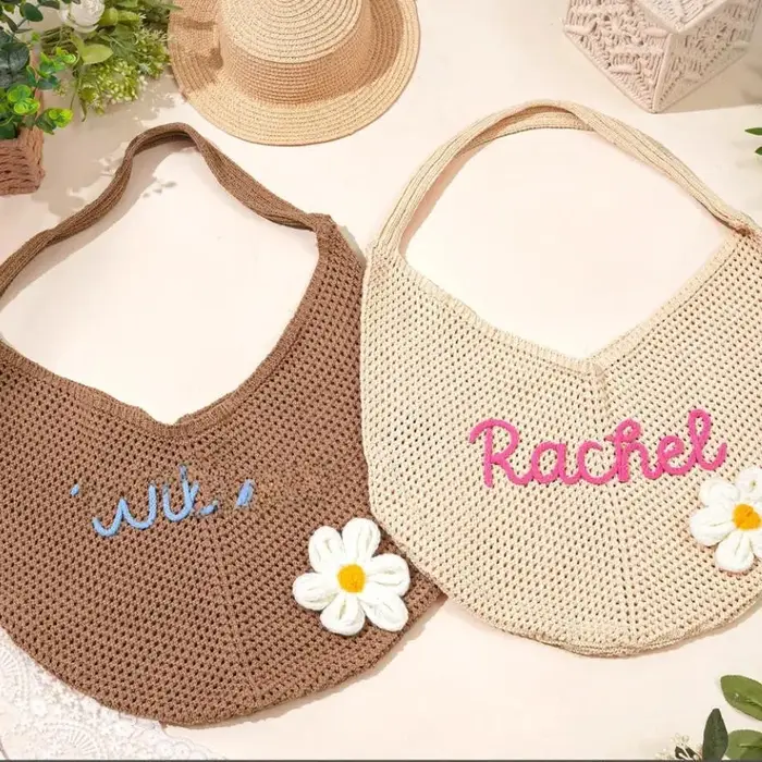 Sac de plage personnalisé avec nom
