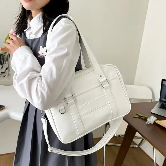 Style japonais JK sac femmes lycéen uniforme sac en cuir PU sac à bandoulière