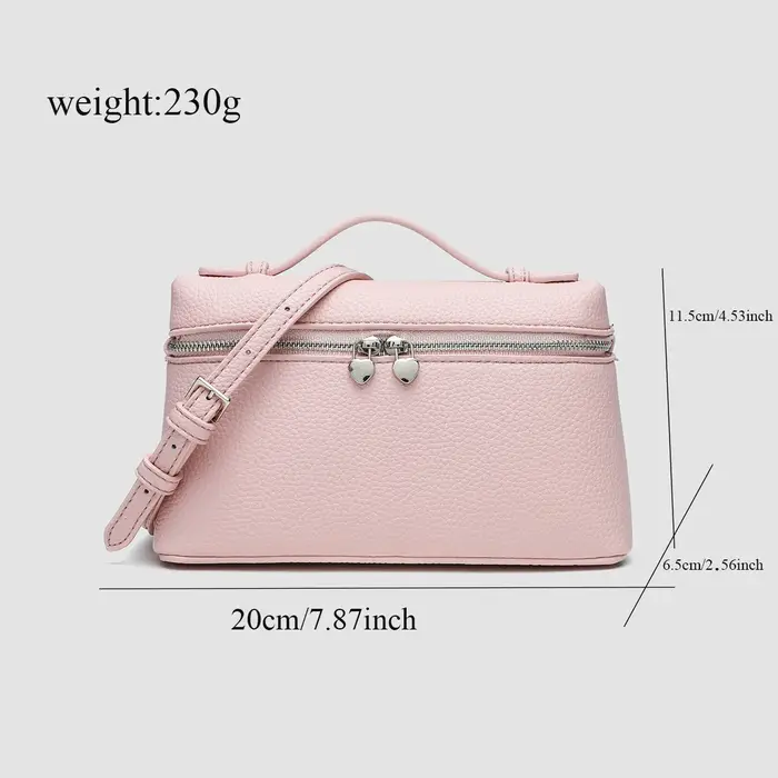 Mode femmes PU litchi cuir boîte à déjeuner sac Mini sac à main printemps été Compact doux épaule sac à bandoulière