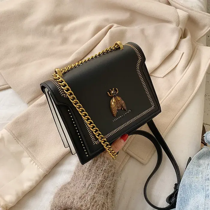 CGCBAG marque de luxe femmes sac à main 2024 nouveau rétro abeille femme sac à bandoulière Simple ha