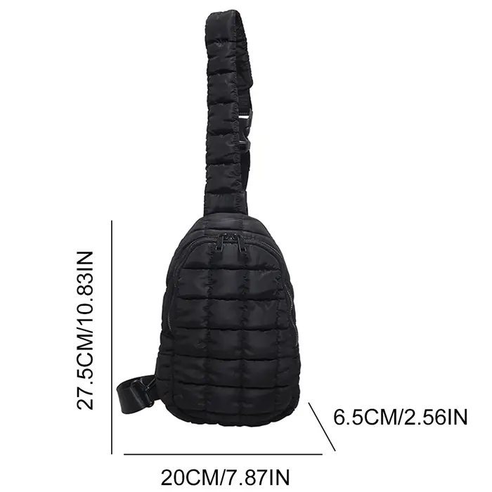 Nouveau sac de poitrine matelassé femmes mode nuage sac à bandoulière bouffant fronde sacs