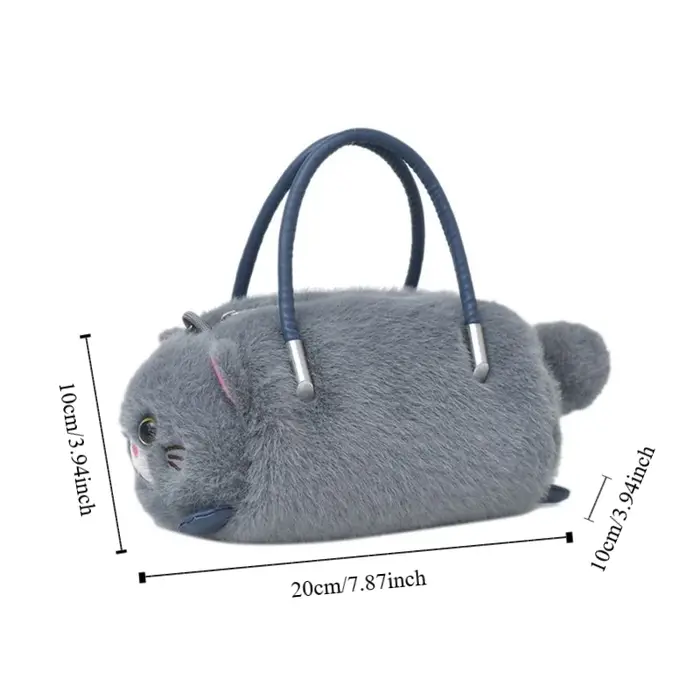 Sac bandoulière tendance en forme de chat