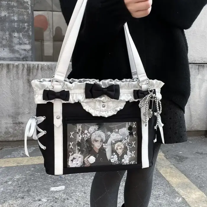 Nouveau Design de mode pour les filles Y2K Ulzzang Ita sac doux Style Preppy sac à bandoulière pour