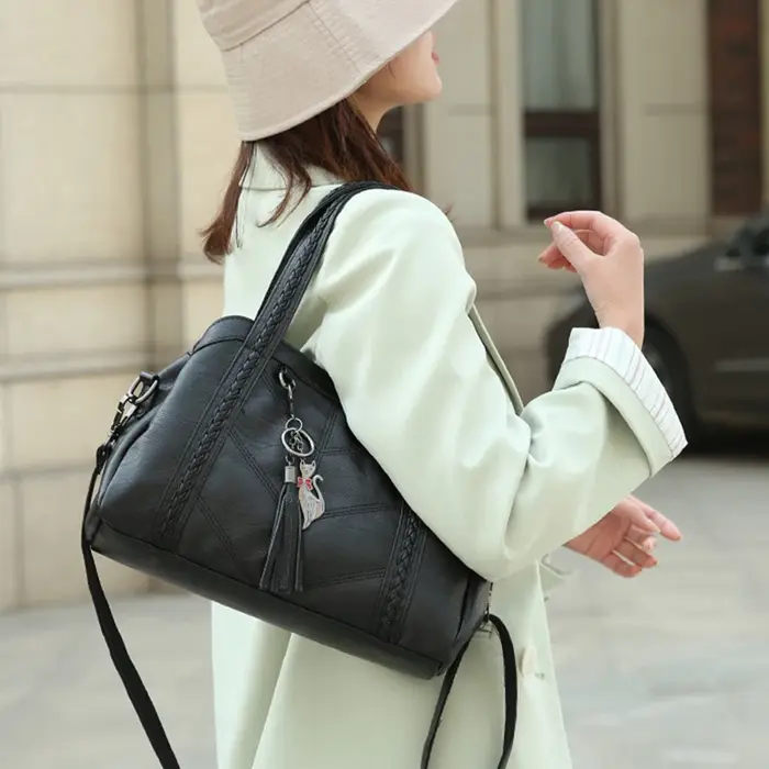 Sac A Main en cuir PU souple pour femme