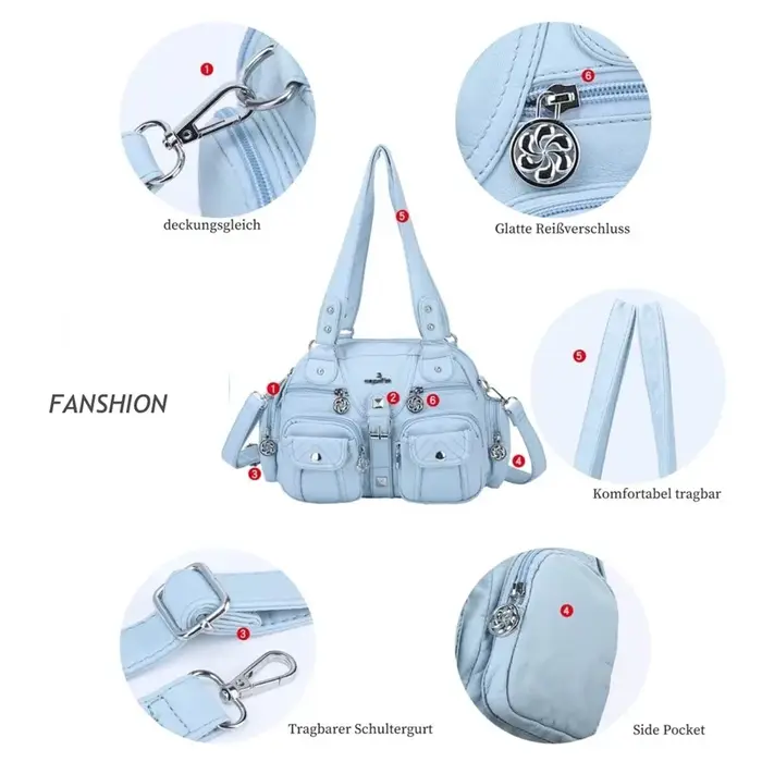 Sacs à main vintage pour femmes, sacs à bandoulière en PU, sacs fourre-tout à poignée supérieure, sa