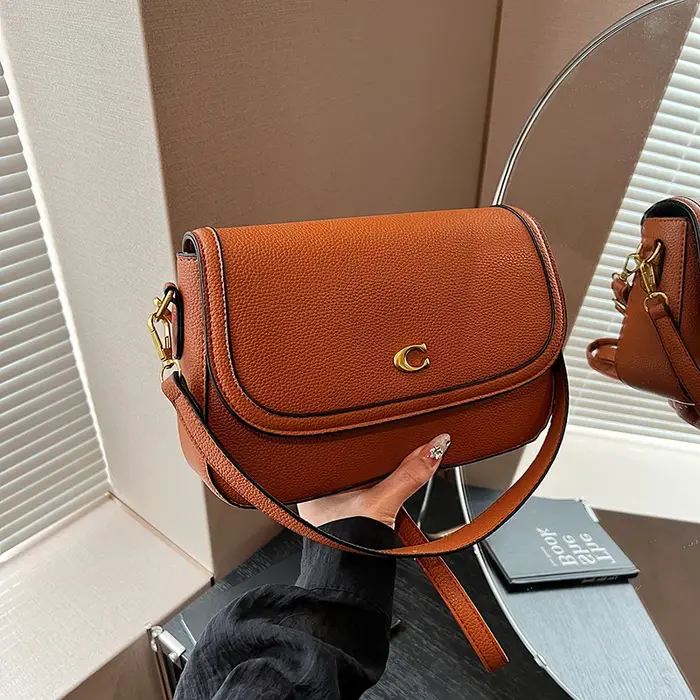 Sac à bandoulière pour femme rétro de luxe