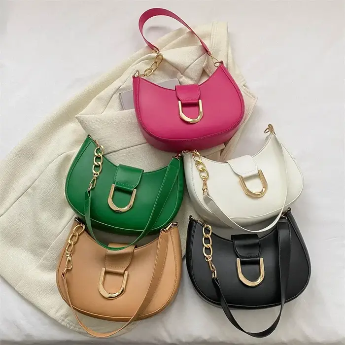 Sac à bandoulière tendance en cuir Pu pour femmes