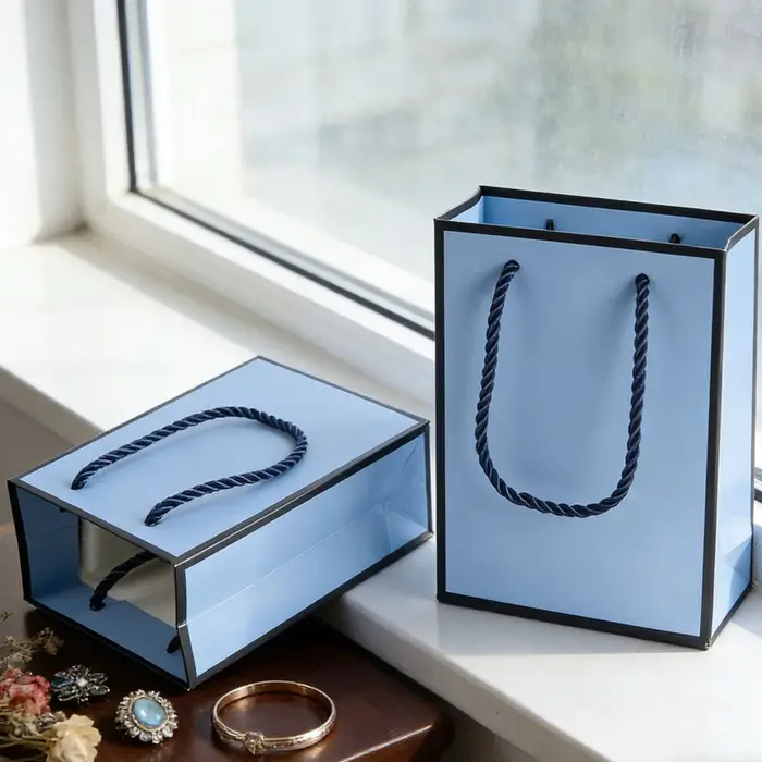 Sacs cadeaux en papier Kraft avec poignées