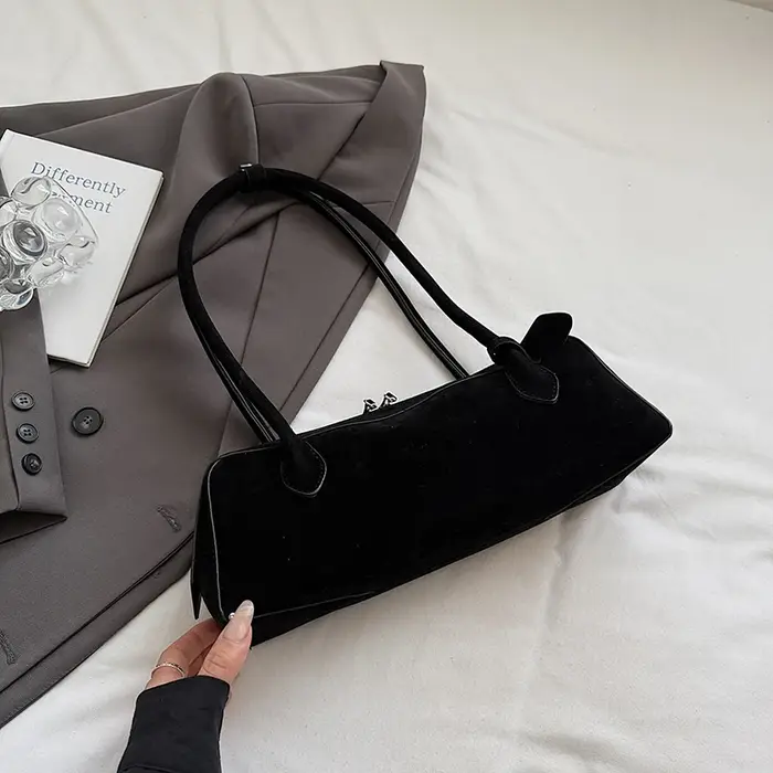 Sac à bandoulière Chic en daim pour femmes