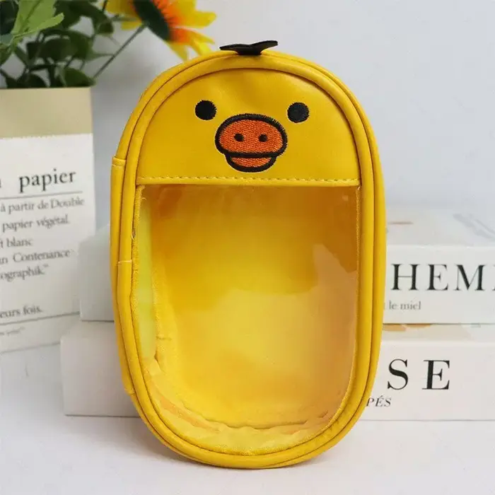 Porte-monnaie Kawaii Rilakkuma Kiiroitori en forme de poussin jaune