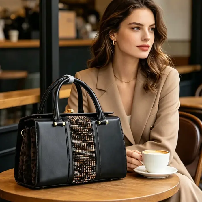 VM FASHION KISS Sac à main élégant et minimaliste de luxe pour femme