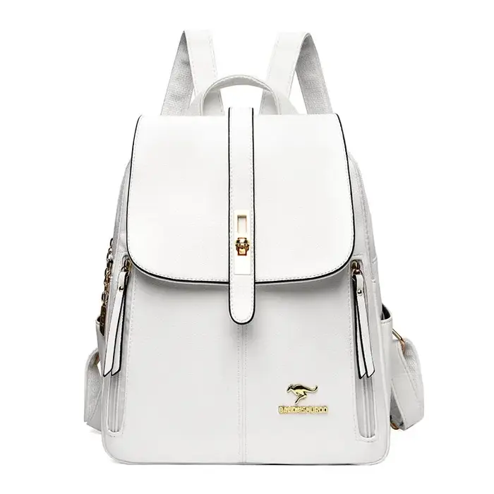 Sacs à Dos en cuir pour femmes de luxe pour filles Sac A Dos Sac à Dos décontracté noir Sac à Dos Vi