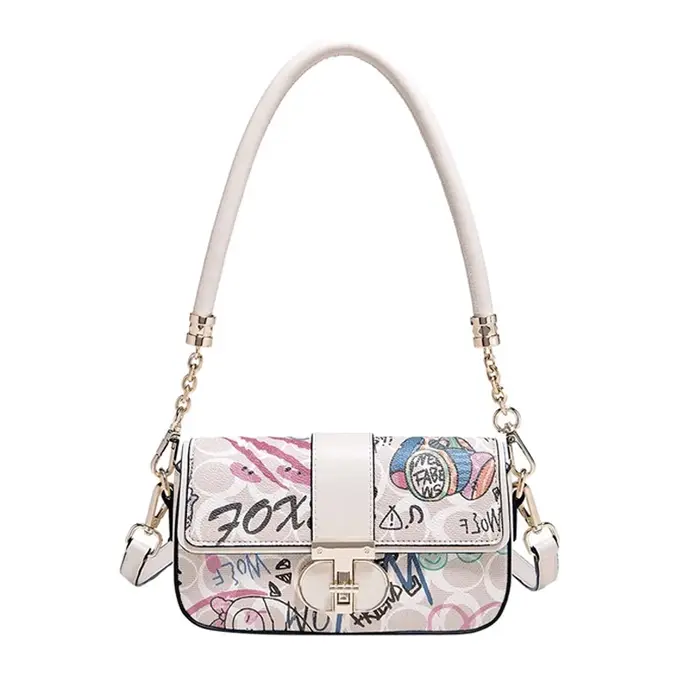 Sac à bandoulière chic en cuir PU FOXER