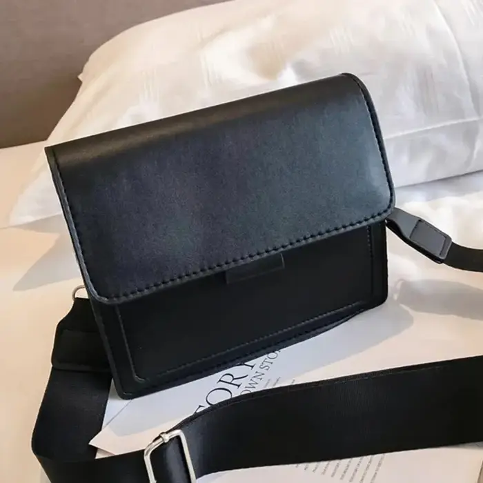 Sac à bandoulière en cuir PU pour femmes