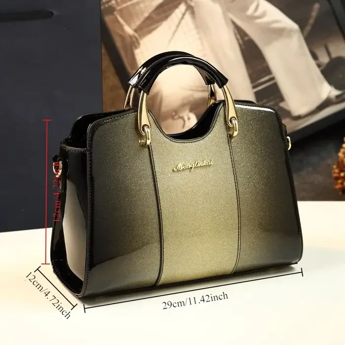Nouveau Sac à Main Femme en Cuir Verni Tendance 2026