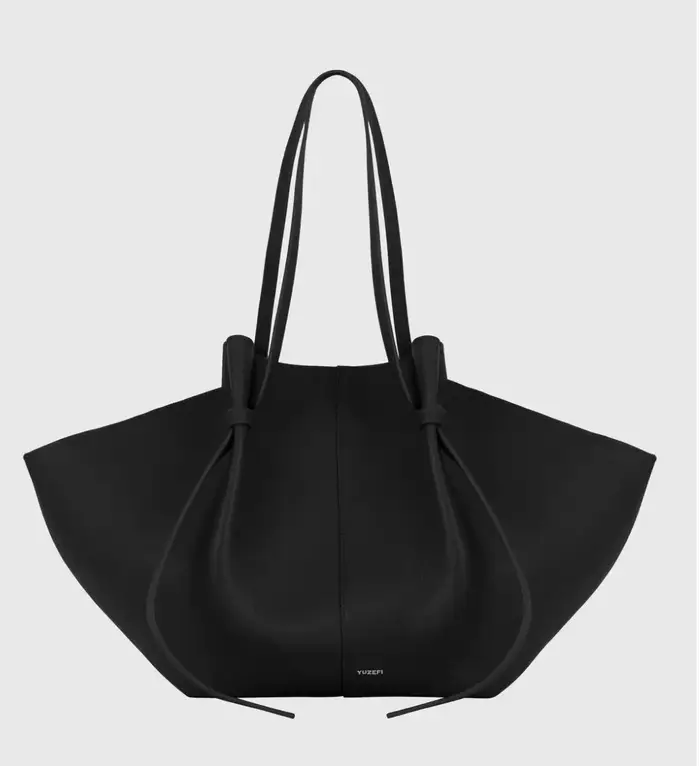 Yuzefi femmes sac à bandoulière couleur unie en cuir Simple Design atmosphérique grande capacité fem
