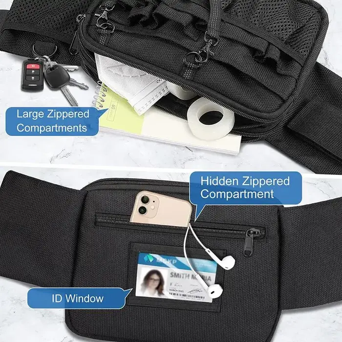 Sac banane multi-poches pour infirmière