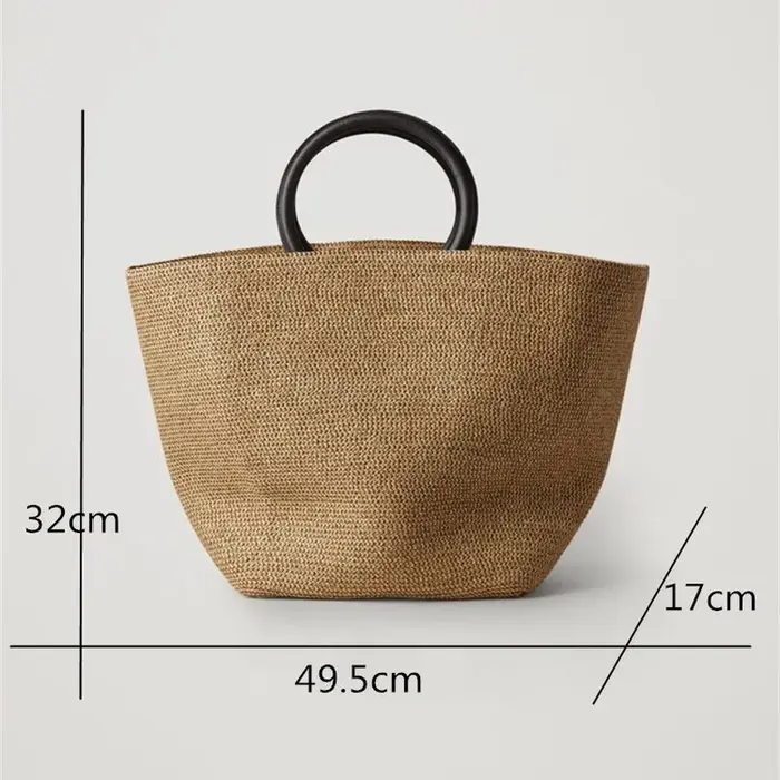 Sac à main en paille pour femmes