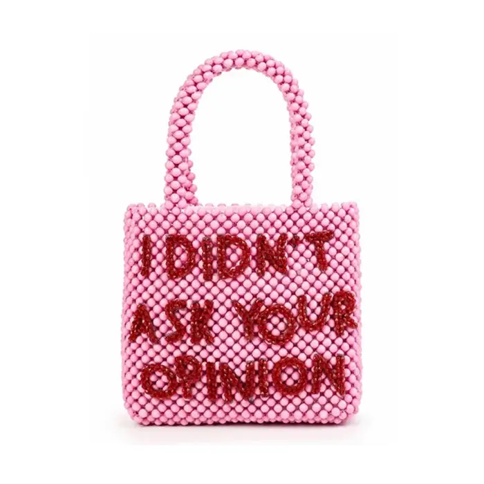 Sac à Main de Styliste en Perles pour Femme