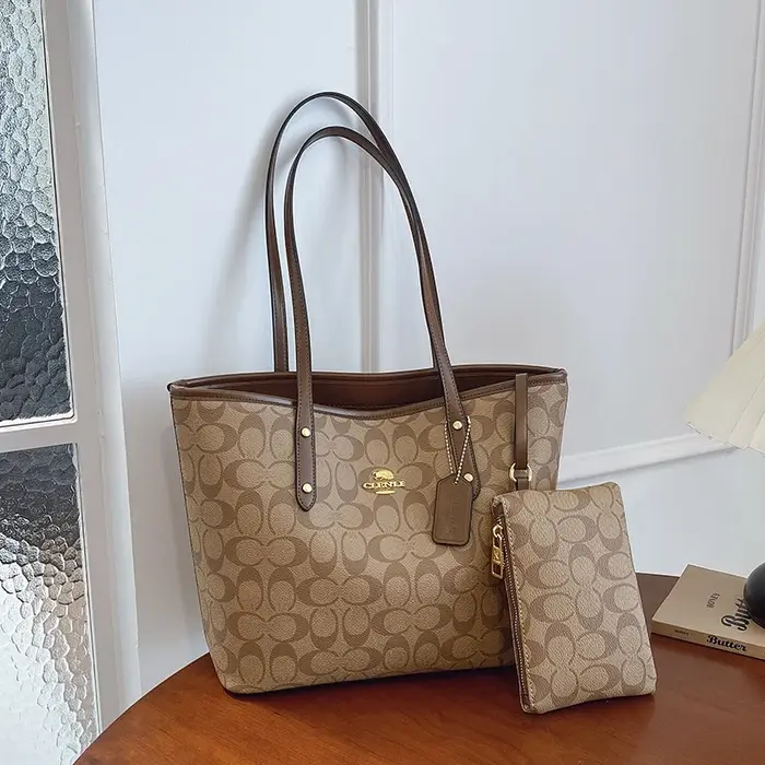 Sac fourre-tout de qualité supérieure avec porte-monnaie - Spacieux, durable et élégant pour le trav
