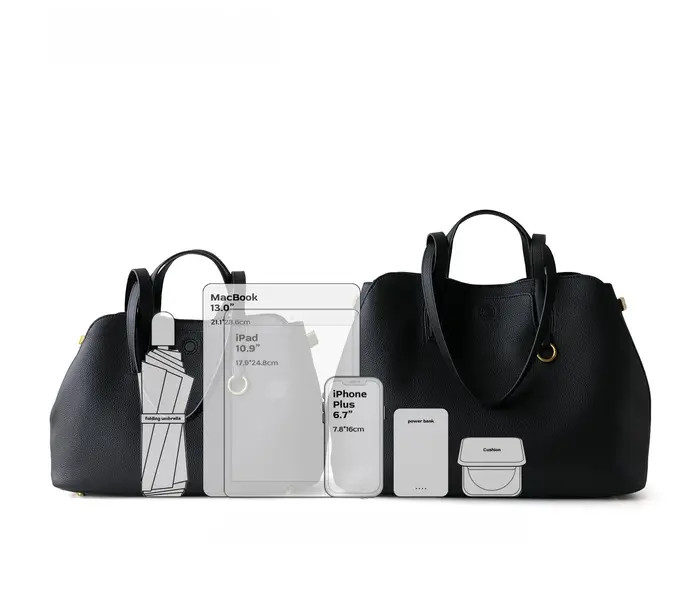 Nouveau Sac Fourre-tout Femme en Cuir Pleine Fleur 2026