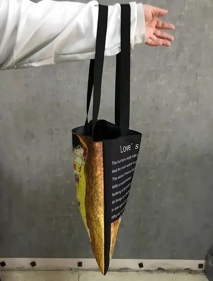 Sac à bandoulière imprimé chaton Kawaii