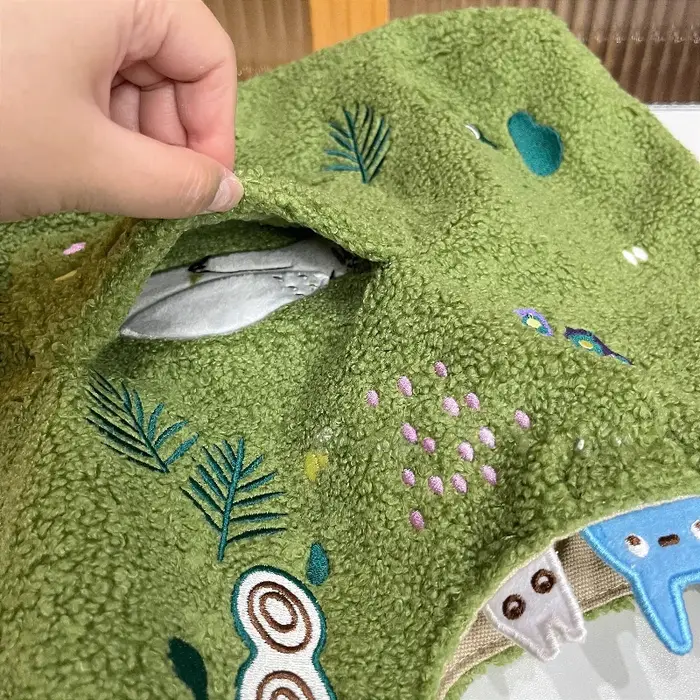 Nouveau chat de dessin animé brodé agneau en peluche une épaule sac à main mignon parc limité sac de messager sac de téléphone portable