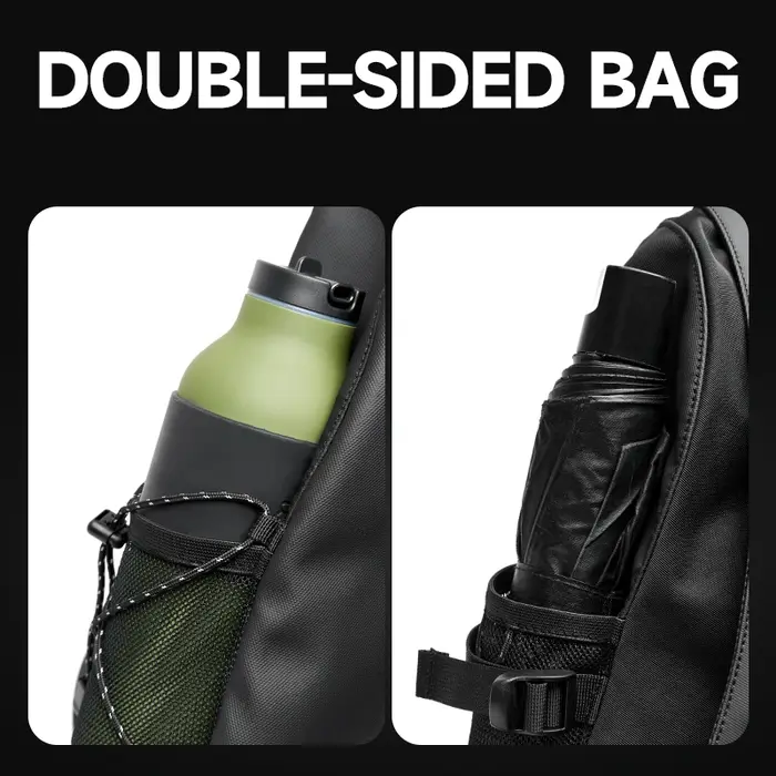 Sac bandoulière MOYYI grand format pour homme