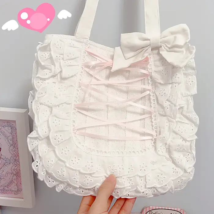 Kawaii – sac à main en dentelle