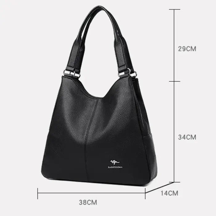 Sac Hobo à poignée supérieure en cuir pour femmes